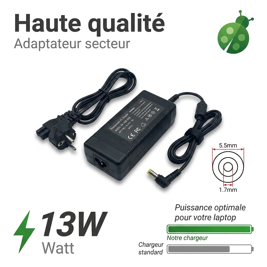 Oplader laptop acer conceptd 5 pro cn517 71p 75wn