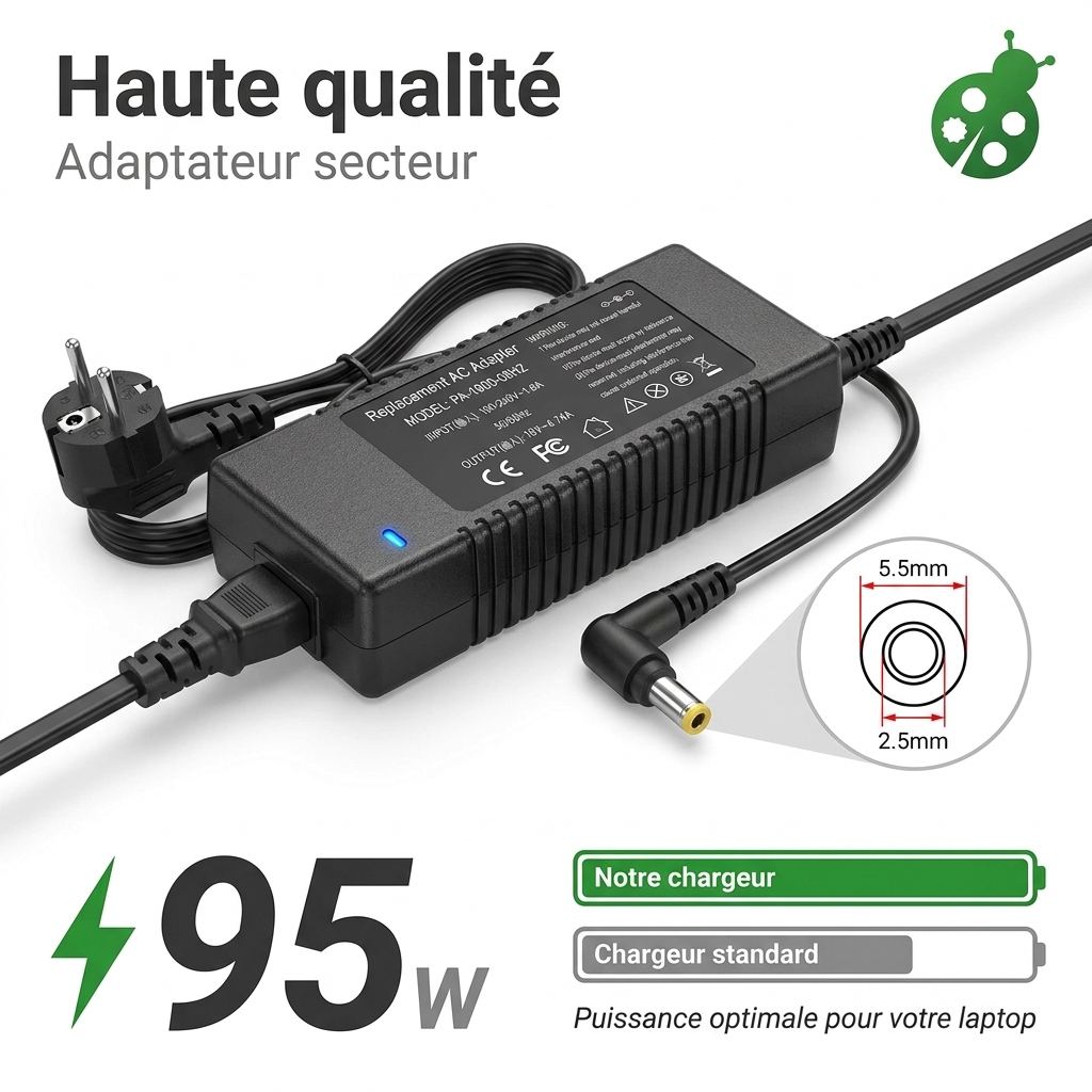 Oplader laptop acer aspire 5750