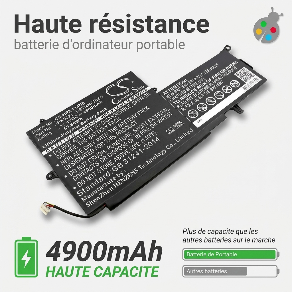 Batterij laptop hp spectre x360 convertible pc 13