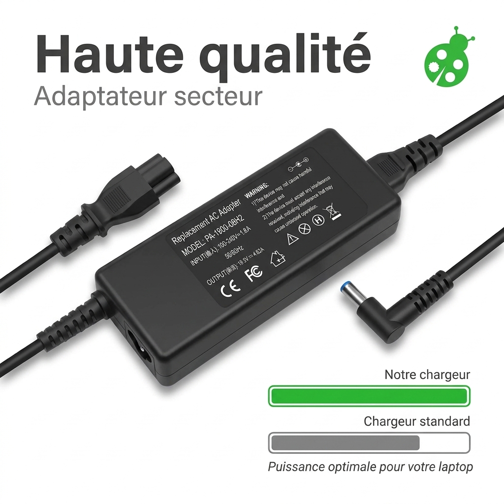 Oplader laptop hp  14 am023nf