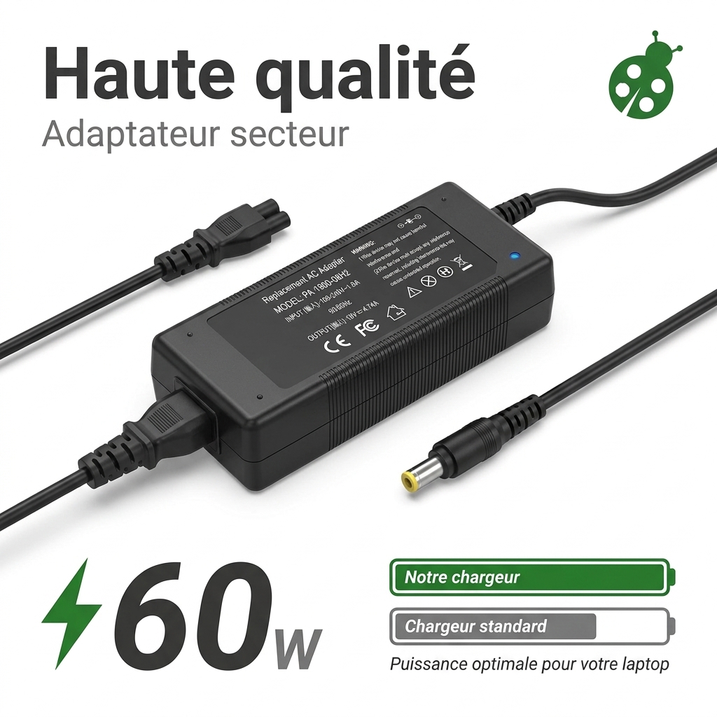 Oplader laptop ldlc aurore tk3d
