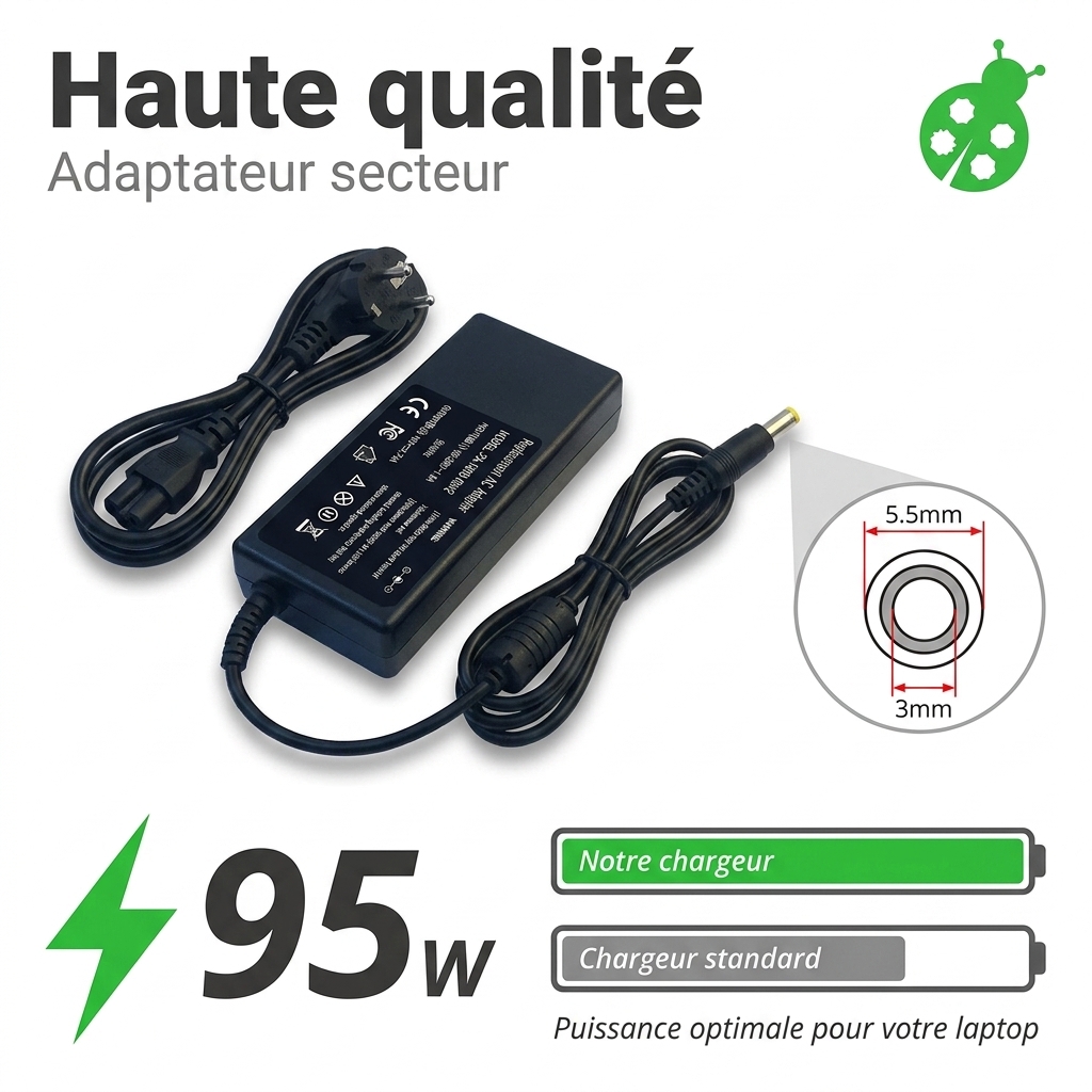 Oplader laptop samsung 270e4e