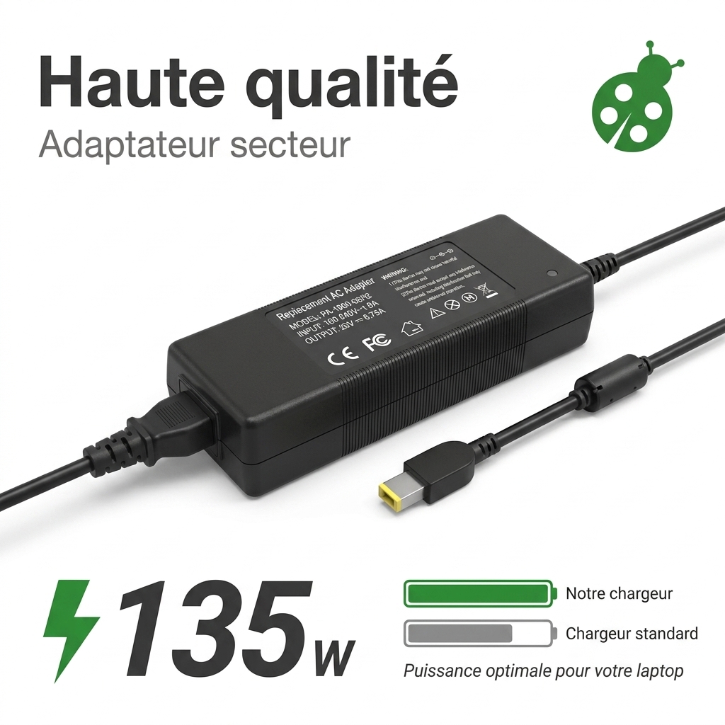 Oplader laptop lenovo ideapad 300 17isk