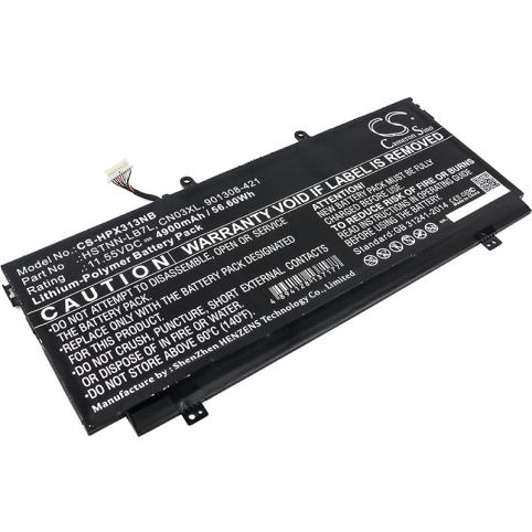 Batterij laptop hp spectre x360 13-w0xx