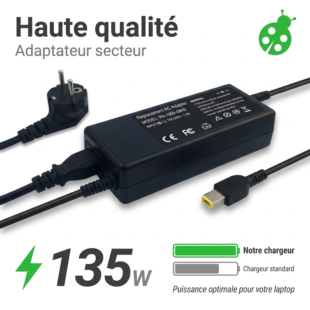 Oplader laptop lenovo legion y530 15ich