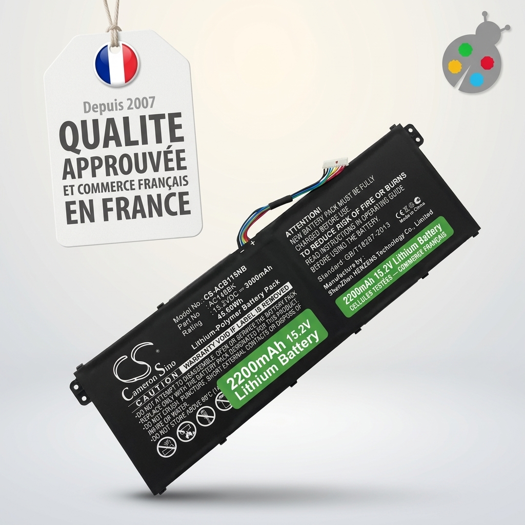 Batterij laptop acer spin 1 sp113