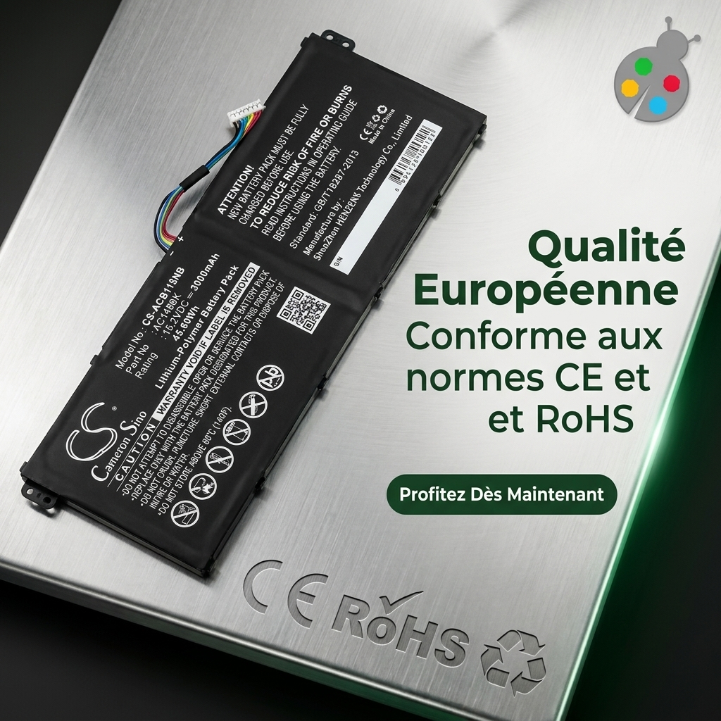 Batterij laptop acer spin 1 sp113