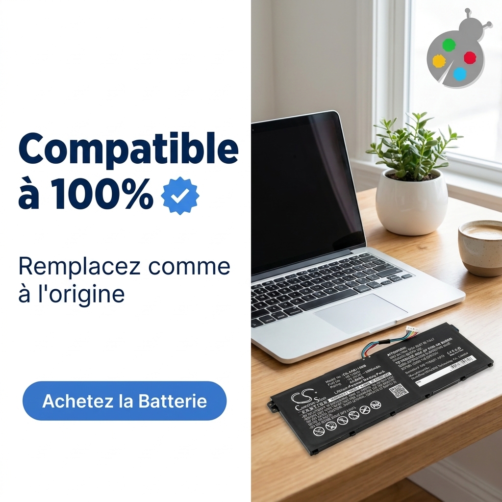 Batterij laptop acer spin 1 sp113