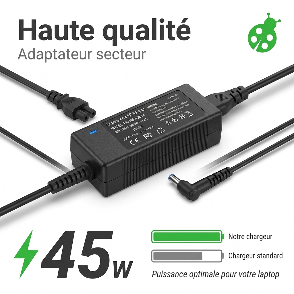 Oplader laptop hp  pavilion 15 p046nz