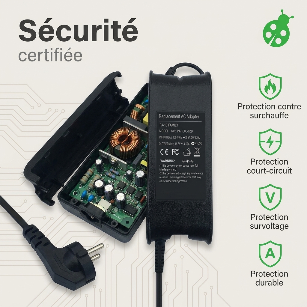 Oplader laptop dell vostro 1535