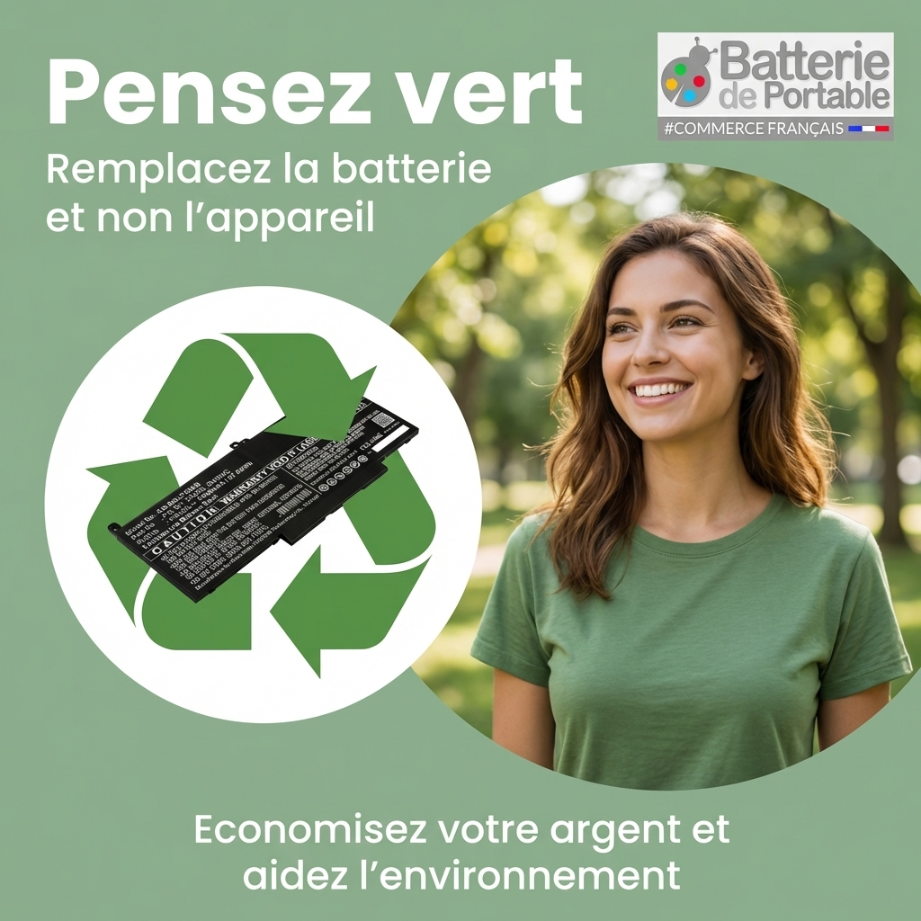 Batterij laptop dell latitude 7490 i5 8350u fhd