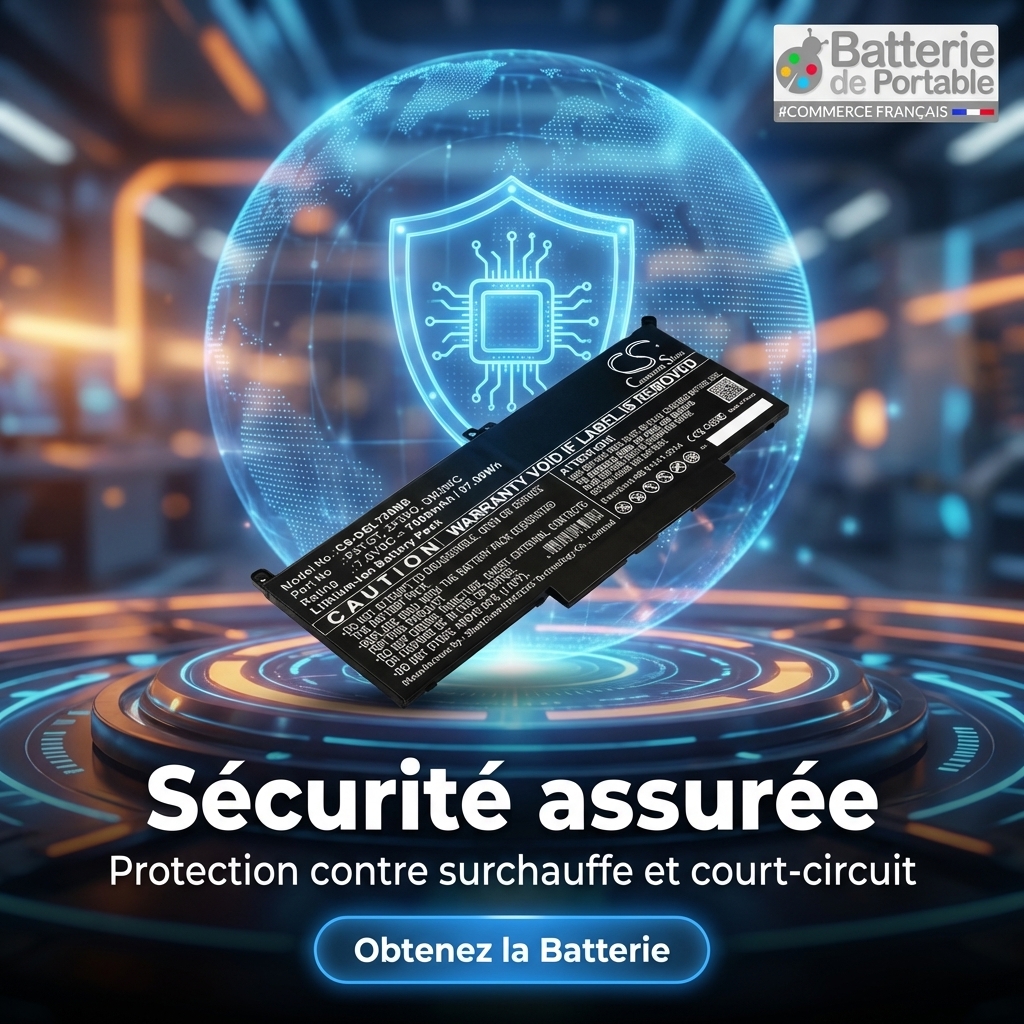 Batterij laptop dell latitude 7490 i5 8350u fhd