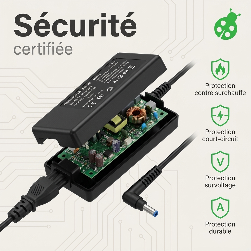 Oplader laptop hp  pavilion 15 dw0062nf