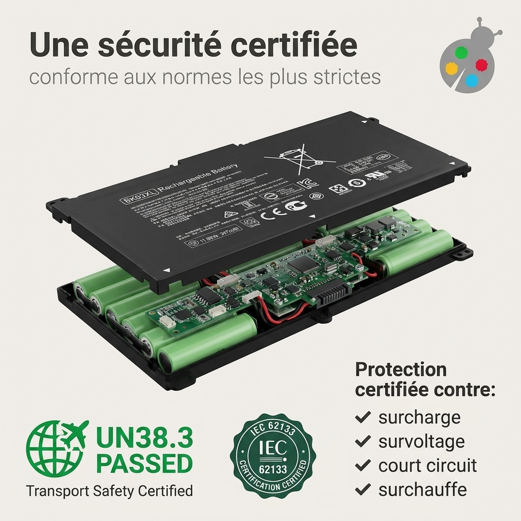 Batterij laptop hp pavilion x360 14 ba023nf