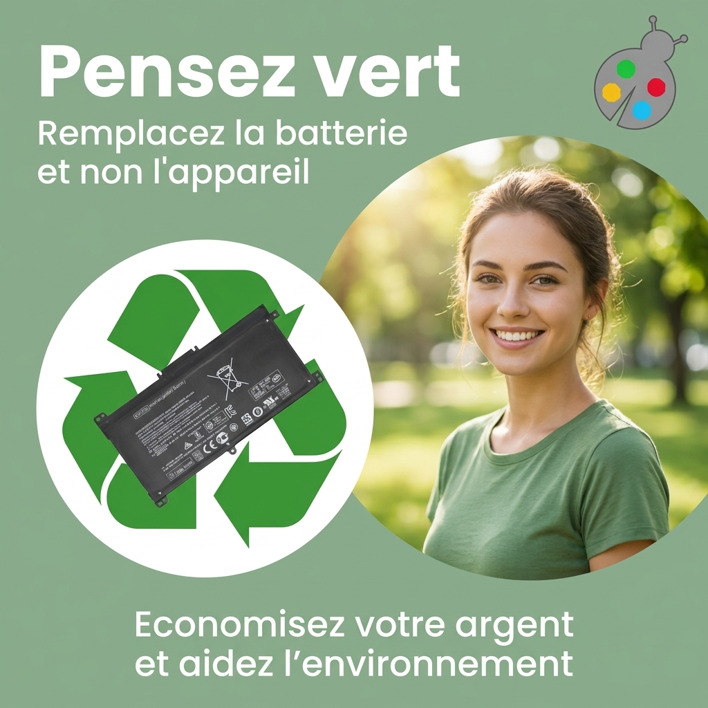 Batterij laptop hp pavilion x360 14 ba023nf