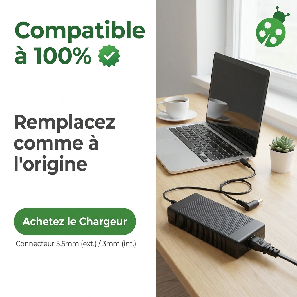 Oplader laptop samsung 400b5b