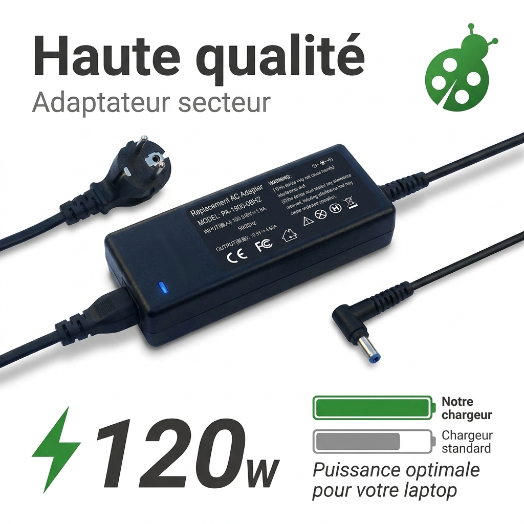 Oplader laptop hp  pavilion 15 bc301nf