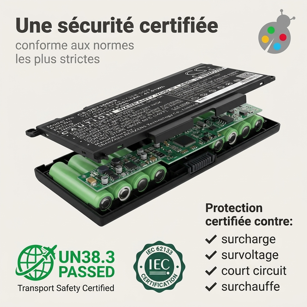 Batterij laptop dell inspiron 15 7000 7580