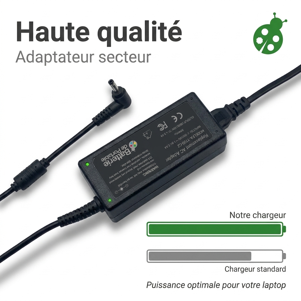 Oplader laptop medion akoya e1231t