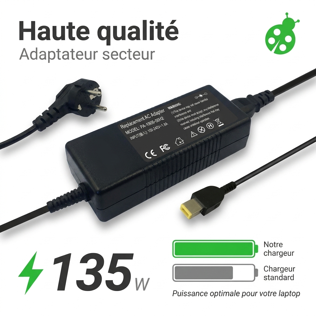 Oplader laptop lenovo y50 70