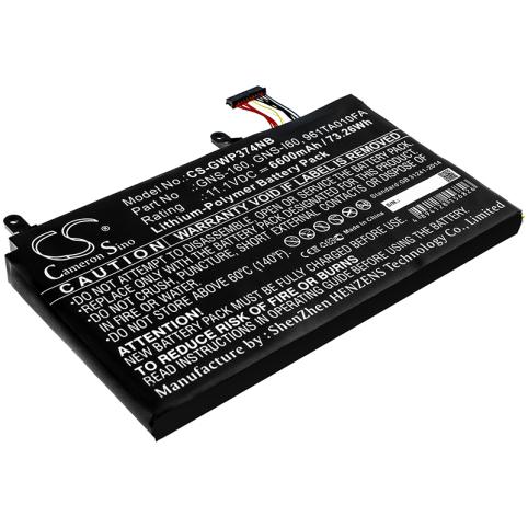 Batterij  gateway 961ta010fa