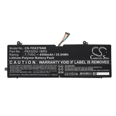Batterij  toshiba 2icp4 73 110