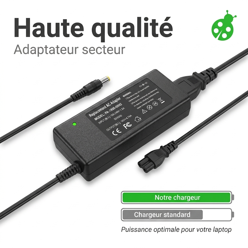 Oplader laptop clevo w940su2