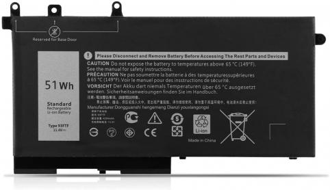 Batterij dell latitude 5290 11.4 v