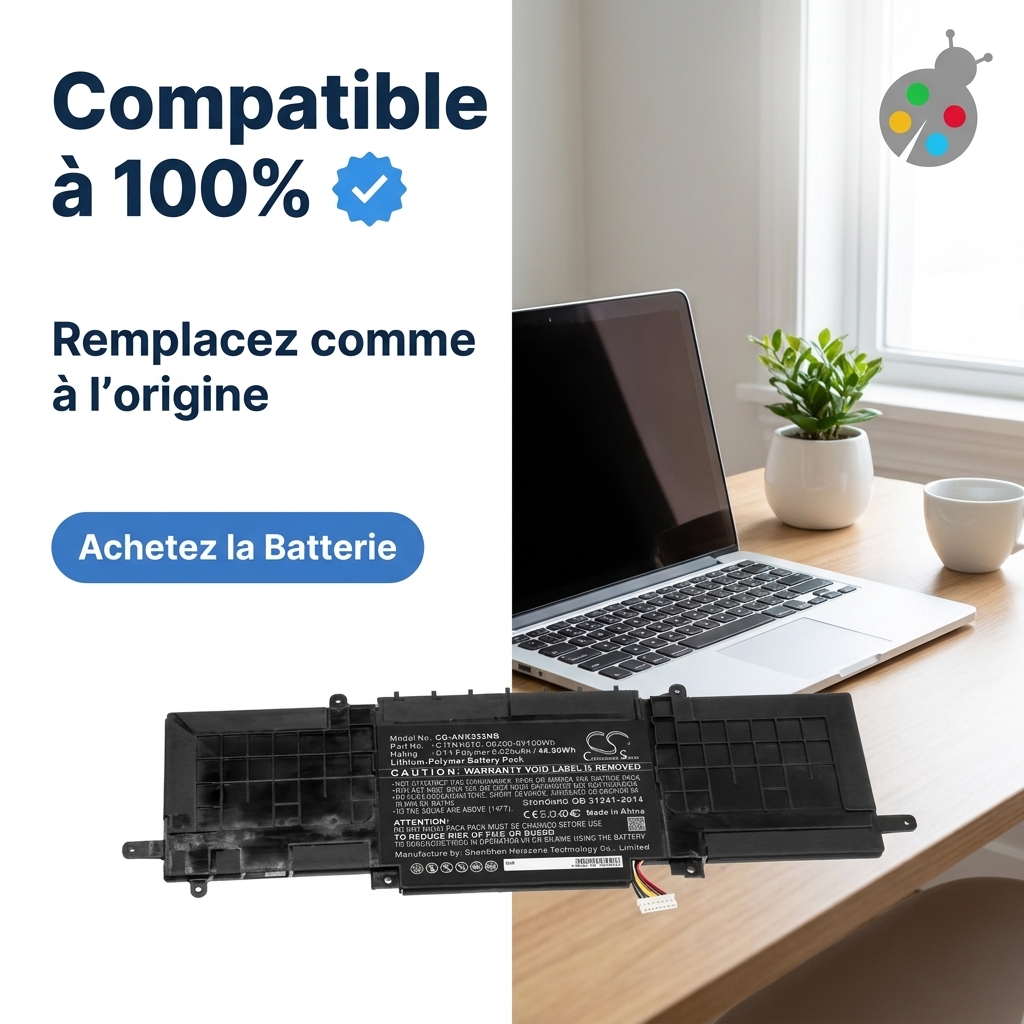 Batterij laptop asus zenbook 13 ux333fa