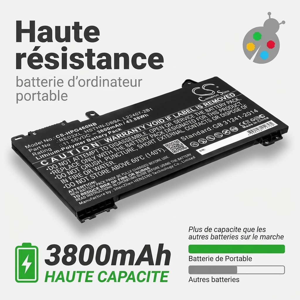 Batterij laptop hp probook 450 g6