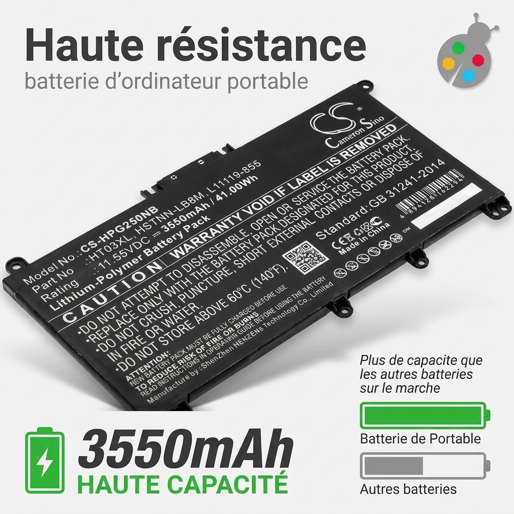 Batterij laptop hp pavilion 15 cw0020nb