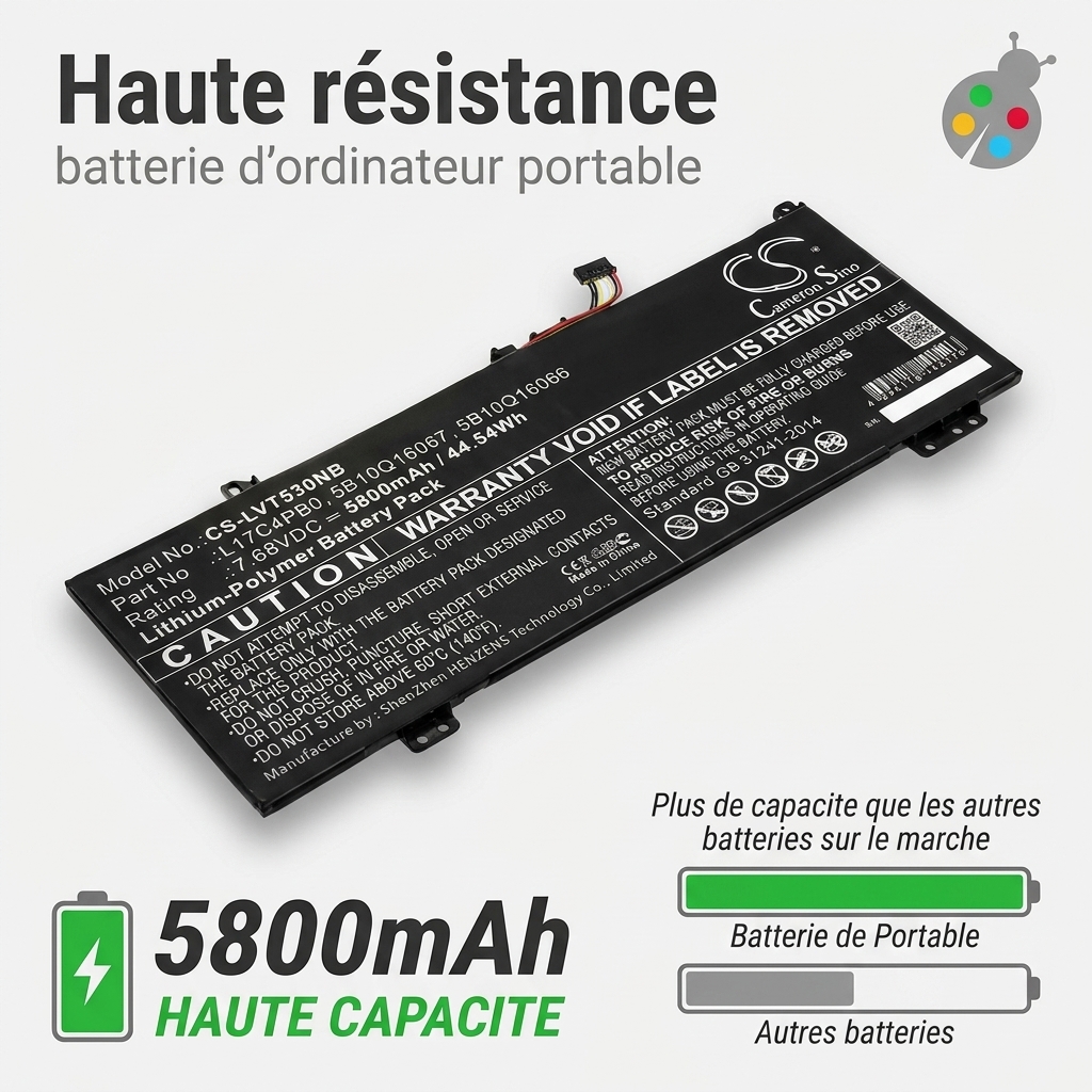 Batterij lenovo ideapad 530s-15ikb