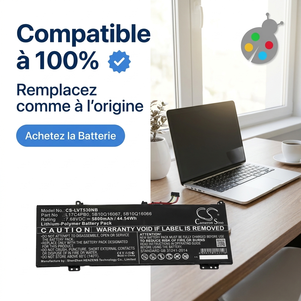 Batterij laptop lenovo ideapad 530s 15ikb