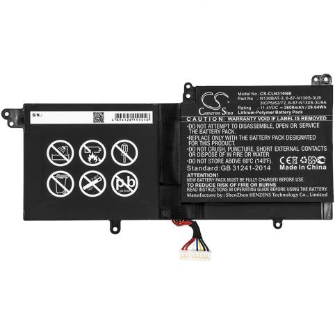 Batterij clevo n131wu