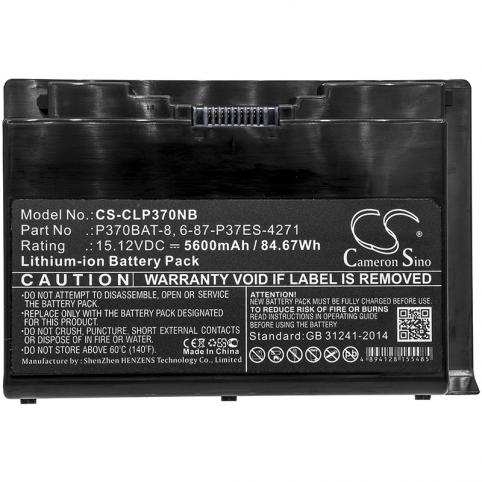 Batterij  clevo 4icr18 65