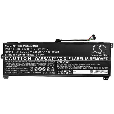Batterij laptop msi modern 14 a10rb