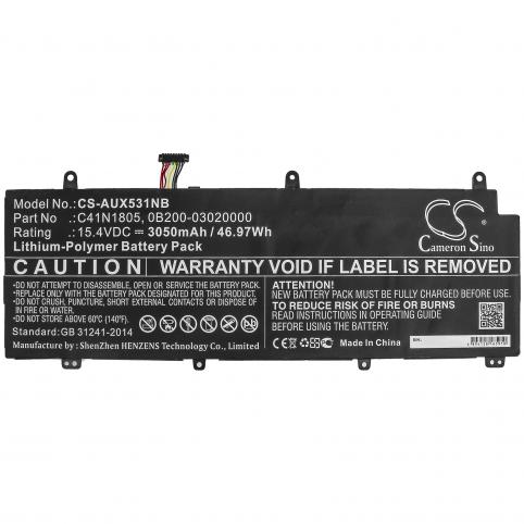 Batterij  asus c41n1805