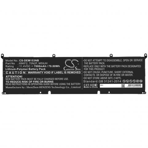 Batterij alienware m17 2020