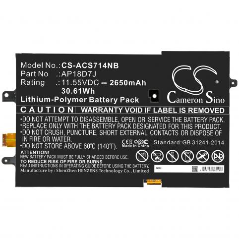 Batterij acer swift 7 sf714-52t