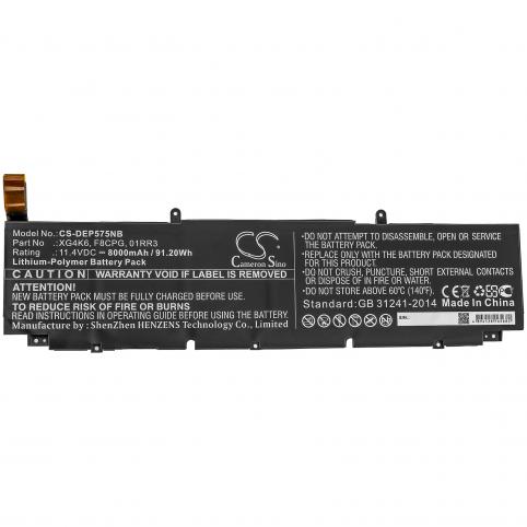 Batterij laptop dell xps 17 9700 ythr8