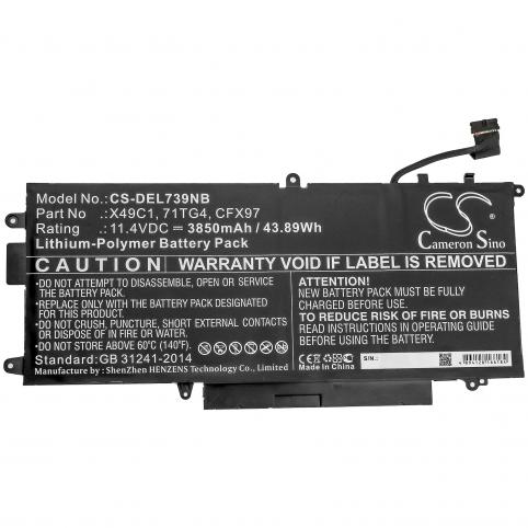 Batterij dell latitude 7390