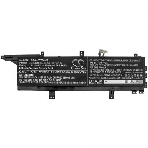 Batterij laptop asus proart studiobook pro x w730g5t-av011t