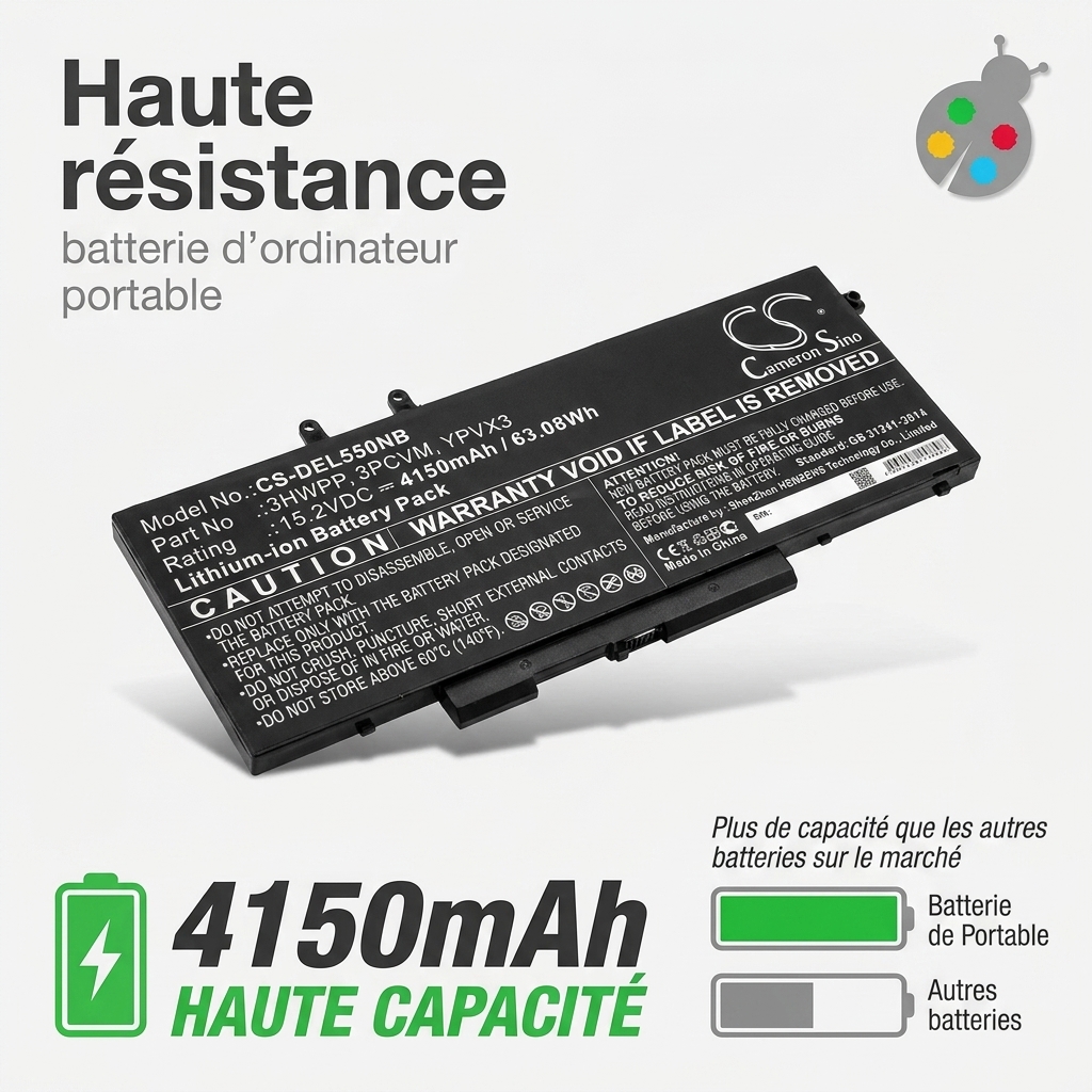Batterij laptop dell latitude 5510 i5