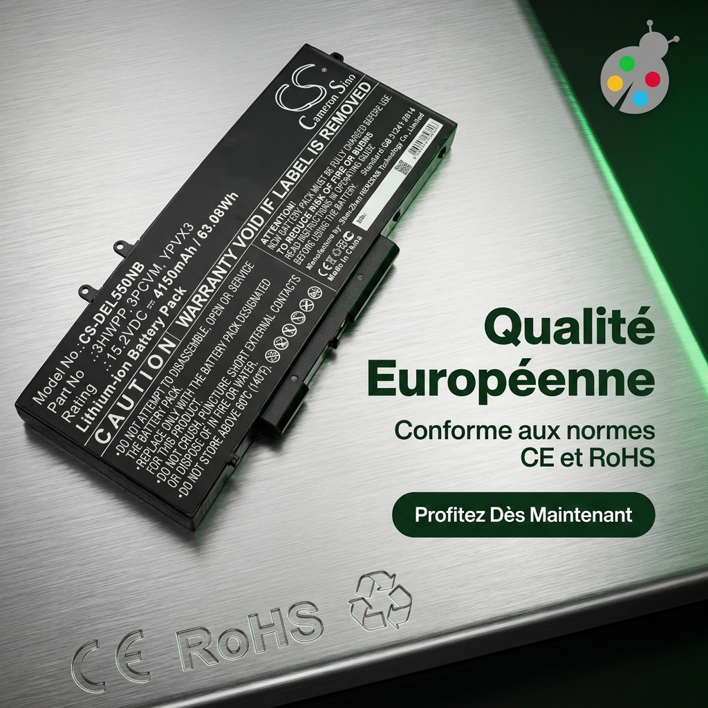 Batterij laptop dell latitude 5510 i5