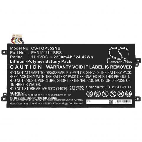 Batterij toshiba satellite click 2 pro p30w-b-1