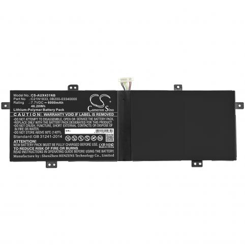 Batterij asus zenbook 14 ux431fa an001t