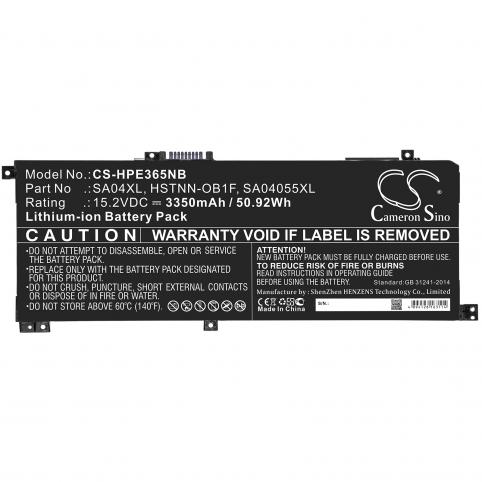 Batterij hp envy x360 15-ds0004nf