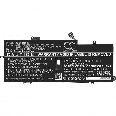 Batterij laptop lenovo thinkpad x1 carbon 2019-20qe00