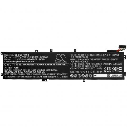 Batterij dell g7 17 7700