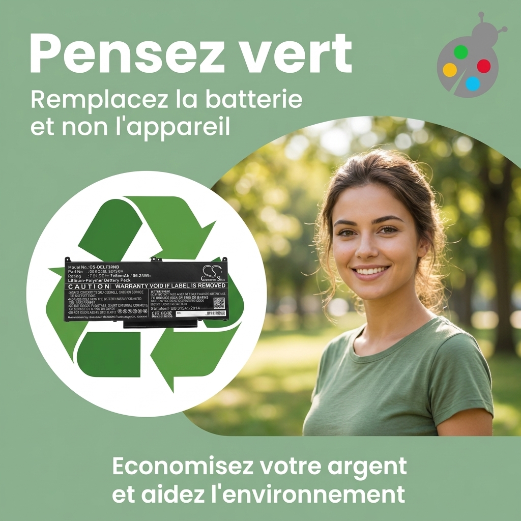 Batterij laptop dell latitude 7400